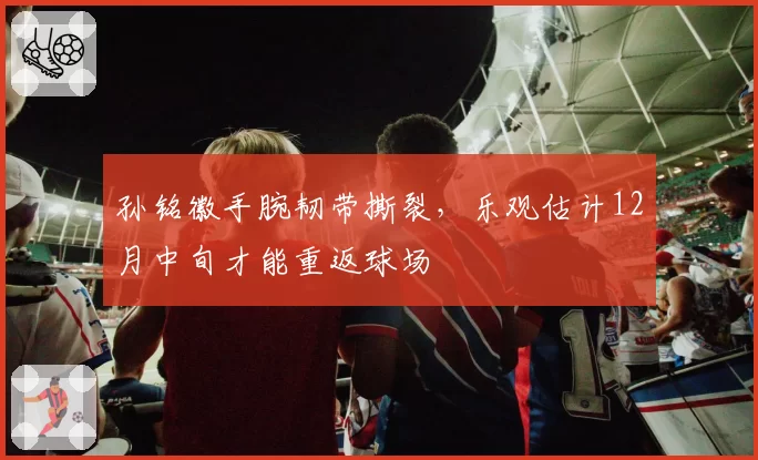 孙铭徽手腕韧带撕裂，乐观估计12月中旬才能重返球场